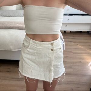 Zara white skirt/shorts
